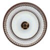 0138075-1 Στρογγυλό Φωτιστικό Τοίχου LED 8-24W με Κρυστάλλινο Εφέ - Round LED Wall Light 8-24W with Crystal Effect