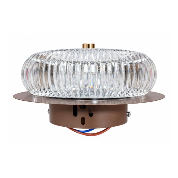 0138075-2 Στρογγυλό Φωτιστικό Τοίχου LED 8-24W με Κρυστάλλινο Εφέ - Round LED Wall Light 8-24W with Crystal Effect