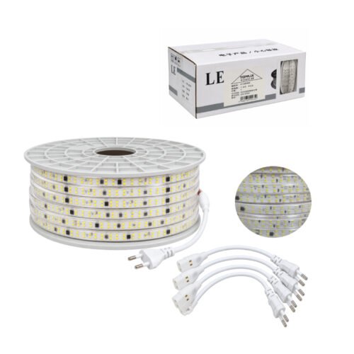0138088 Φωτοσωλήνας LED 2835 240 LED/m 100m Λευκό Φως 220V 11mm - LED Rope Light 2835 240 LED/m 100m White Light 220V 11mm