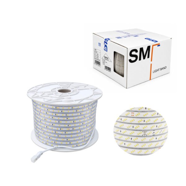 0138091 Φωτοσωλήνας LED 2835 180 LED/m 100m Λευκό Φως 12mm - LED Rope Light 2835 180 LED/m 100m White Light 12mm