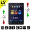 014374-1 Ηχοσύστημα Αυτοκινήτου Universal 1DIN (Bluetooth/USB) με Οθόνη Αφής 9.5" - Car MP5 Player Vertical Screen Universal
