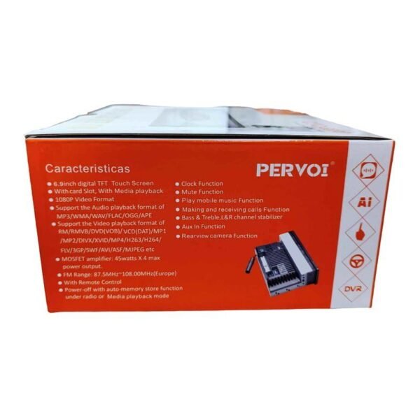 014375-2 PerVoi οθόνη αυτοκινήτου 6.9" HD αφής 1DIN 2+32GB CTC-6890 - Car stereo player touch screen
