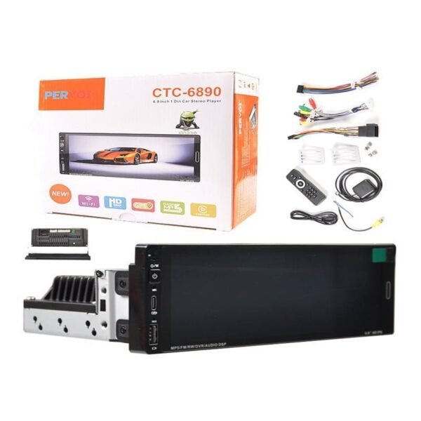 014375 PerVoi οθόνη αυτοκινήτου 6.9" HD αφής 1DIN 2+32GB CTC-6890 - Car stereo player touch screen