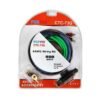 014397 PERVOI Σετ Καλωδίων Ενισχυτή Αυτοκινήτου 800W CTC-73G - 8AWG Wiring Kit Car Cables