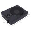 Pervoi Subwoofer Αυτοκινήτου 10″ 800W CTC-101Q - Active subwoofer