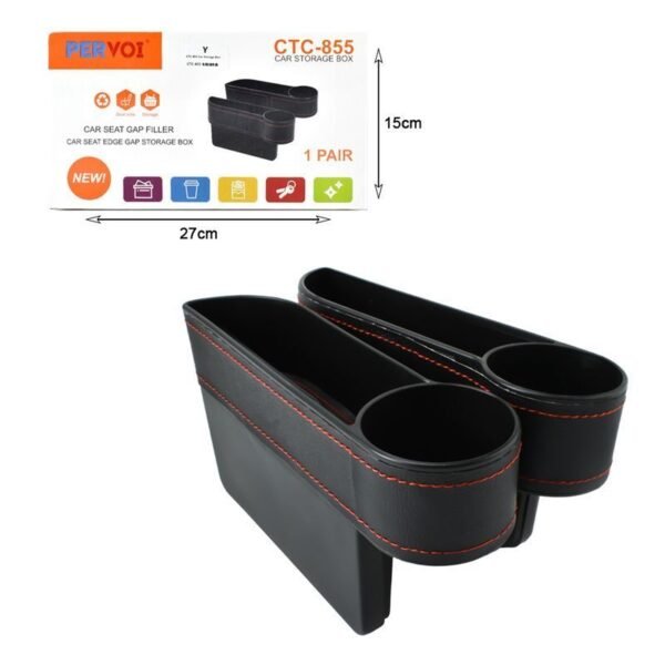 014424-4 PerVoi Θήκη Γενικής Χρήσης Αυτοκινήτου CTC-855 - Car Storage Box 1 Pair