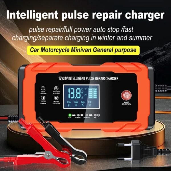 014428-3 Φορτιστής μπαταρίας αυτοκινήτου 12V/24V - Ευφυής επισκευή