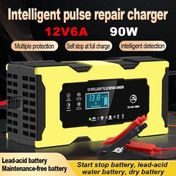 014429-2 Φορτιστής μπαταρίας αυτοκινήτου 12V έξυπνος επιδιόρθωσης