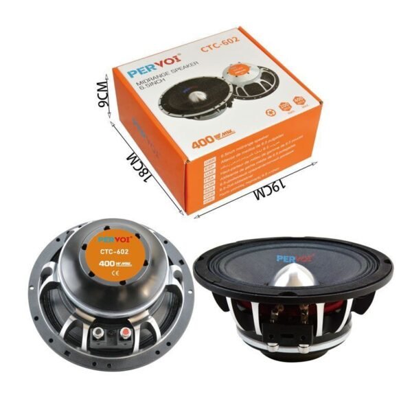 014468-1 PerVoi Ηχείο Αυτοκινήτου 6.5" με 400W CTC-602 - Drive Midrange Car Speaker