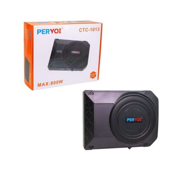 014479 Pervoi Αυτοενισχυόμενο Subwoofer Αυτοκινήτου 10” CTC-1013