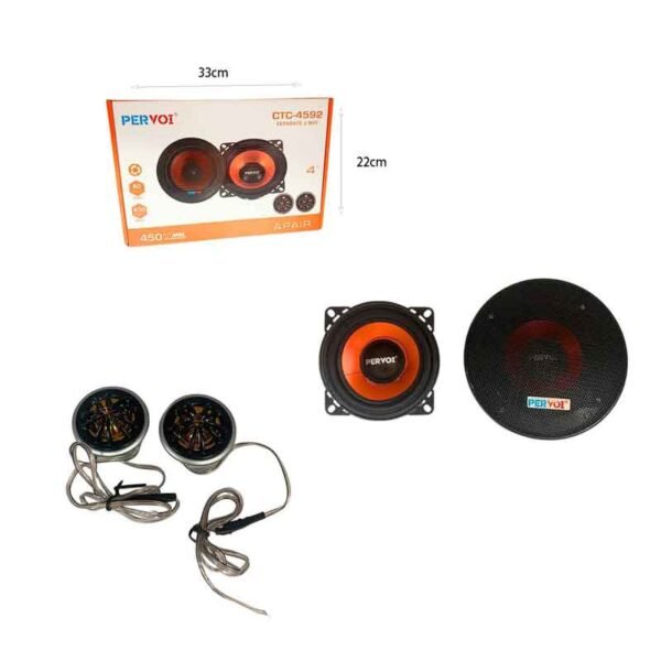 014484-5 PerVoi Ηχείο αυτοκινήτου 4 ιντσών 2 δρόμων 450W 80W RMS CTC-4592 - Drive Midrange Car Speaker