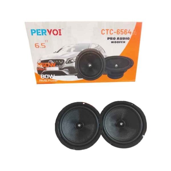 014496 PerVoi Ηχεία Αυτοκινήτου 6.5" 350W Max 80W RMS CTC-6564A – Car Audio Woofer Speakers 350W Max