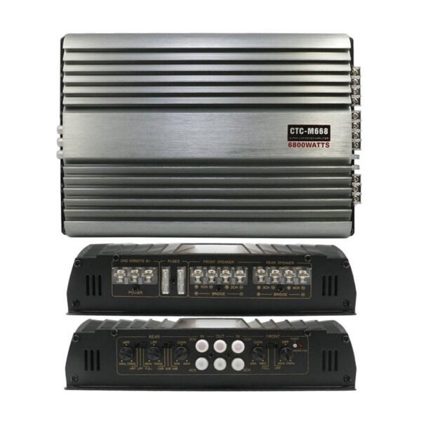 014500-1 PERVOI Ενισχυτής Αυτοκινήτου 4 Καναλιών 6800W CTC-M668 - Car Audio Amplifier