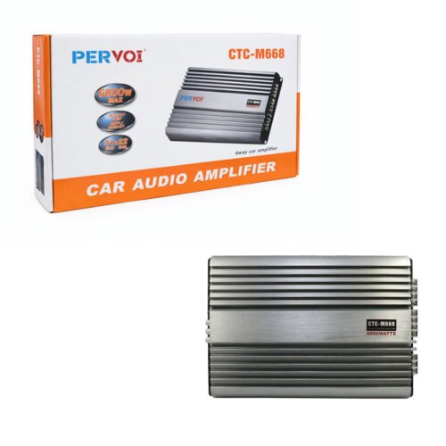 014500 PERVOI Ενισχυτής Αυτοκινήτου 4 Καναλιών 6800W CTC-M668 - Car Audio Amplifier