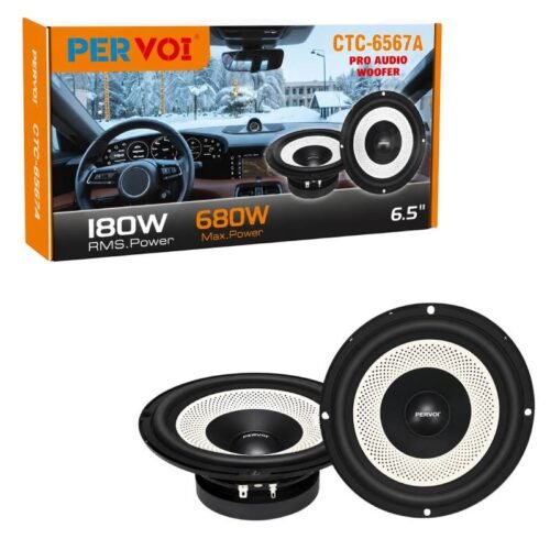 014502 PerVoi Ηχεία Αυτοκινήτου 6.5" 680W Max / 180W RMS CTC-6567A - Car Audio Speakers
