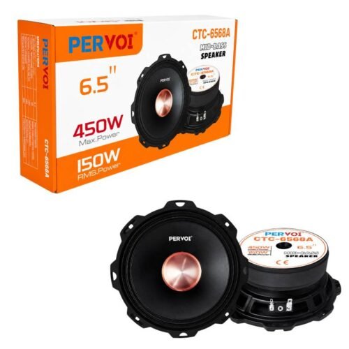 014504 PerVoi Ηχεία Αυτοκινήτου Mid-Bass 6.5" 450W CTC-6568A - Mid-Bass Car Speakers