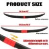 Αεροτομή Αυτοκινήτου Universal – Rear Trunk Car Spoiler