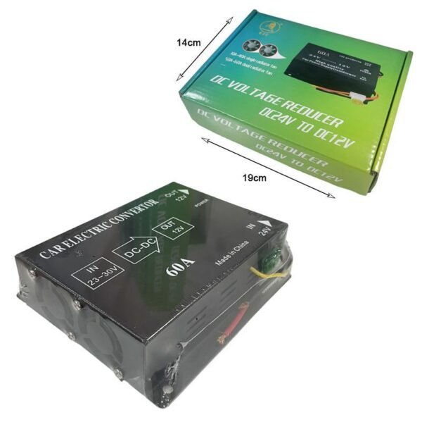 0163127-1 Μετατροπέας DC24V σε DC12V 60A για αυτοκίνητο