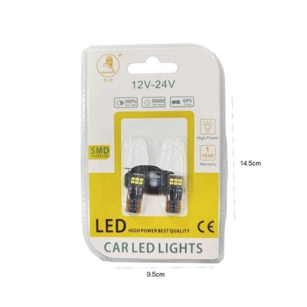 EJC Λάμπες Αυτοκινήτου 2016-12LED 12V-24 2τμχ ψυχρό φως – LED light