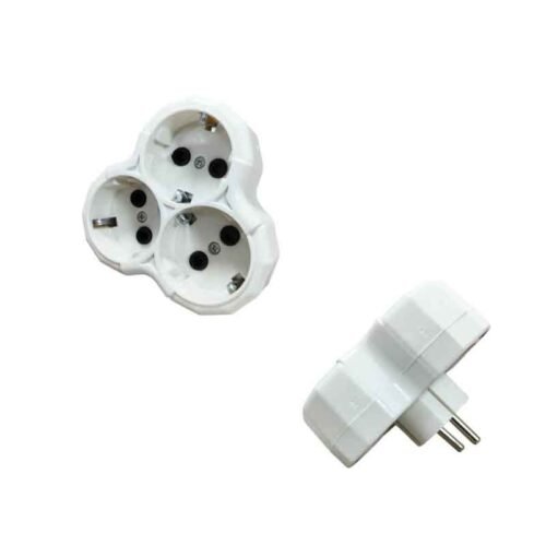 0175024 Πολύπριζο αντάπτορας ταφ 3 θέσεων 16Α/250V - Multi-socket adapter taf