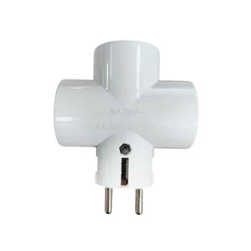 0175025 Πολύπριζο αντάπτορας ταφ 3 θέσεων 16Α/250V - Multi-socket adapter taf