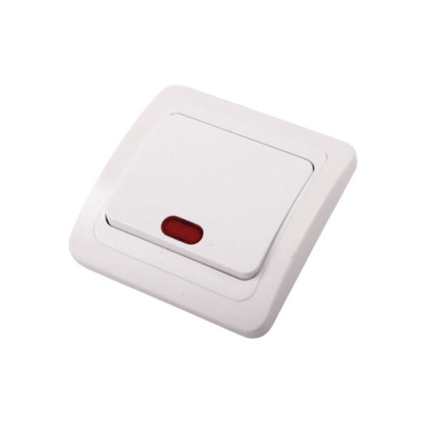 0175026 Songrui Διακόπτης λευκός με Λαμπάκι– Wall switch