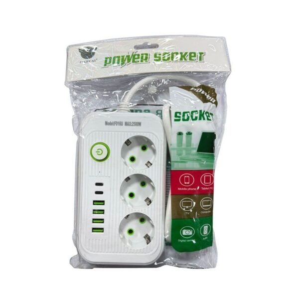 0207011-1 4USB και 2Type-C με διακόπτη - Power Socket