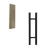 022045 Λαβή Γυάλινης Πόρτας Λαβή Μαύρη 60cm – Black Door Handle