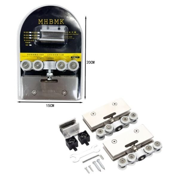 Συρόμενο Εξάρτημα Γυάλινης Πόρτας - Glass Door Sliding Fitting