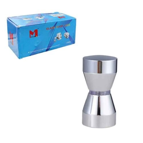 022060 HBMK Χειρολαβή Πόρτας Τζαμιού Ασημί - Silver Glass Door Handle