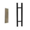 Λαβή Γυάλινης Πόρτας Λαβή Μαύρη 60cm – Black Door Handle