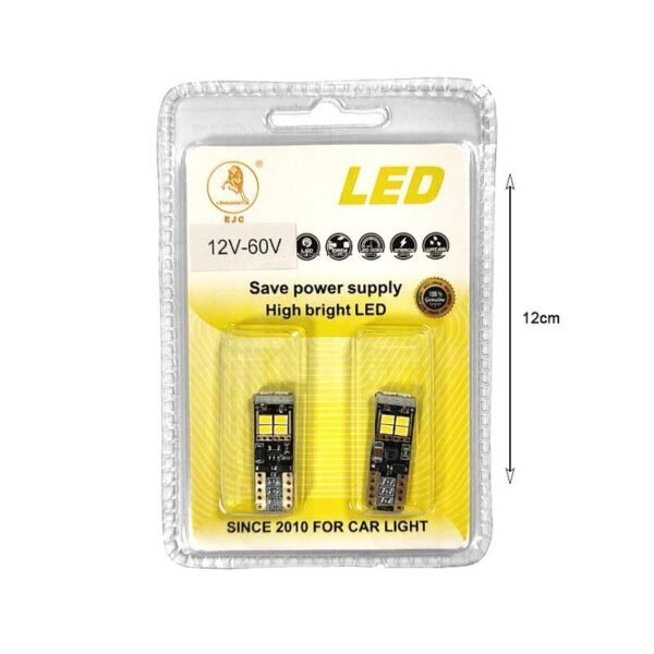 EJC Λάμπες Αυτοκινήτου 3020 T10 10SMD 12-60V 2τμχ – Car LED light