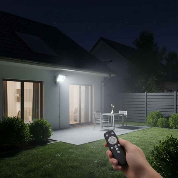 0234058-1 Ηλιακός προβολέας 300W με τηλεχειριστήριο - Δωρεάν φωτισμός