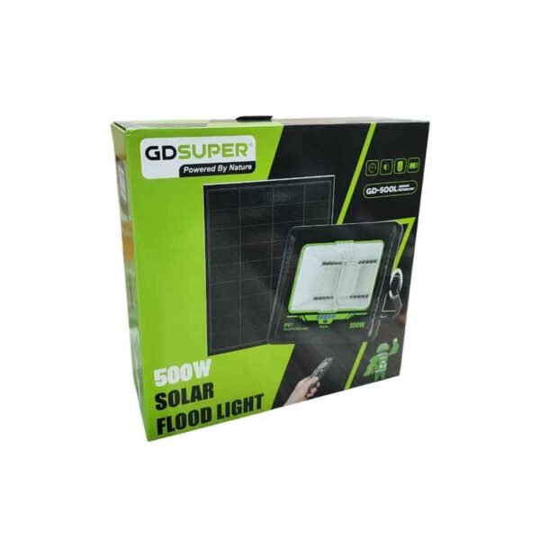 0234059-2 Ηλιακός προβολέας 500W με τηλεχειριστήριο - Φωτισμός χωρίς ρεύμα
