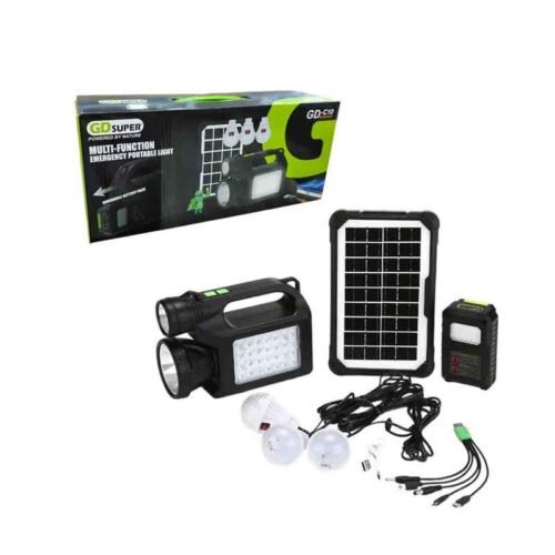 GDSuper Ηλιακό σύστημα φωτισμού 30W 28LED GD-C10 - Multi-Function Emergency Portable Light