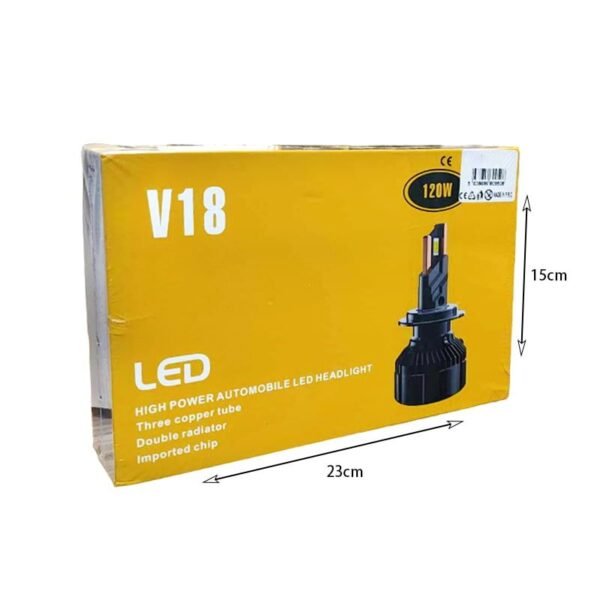 LED Λάμπα αυτοκινήτου H4 Hi/Low 120W V18 - LED headlight