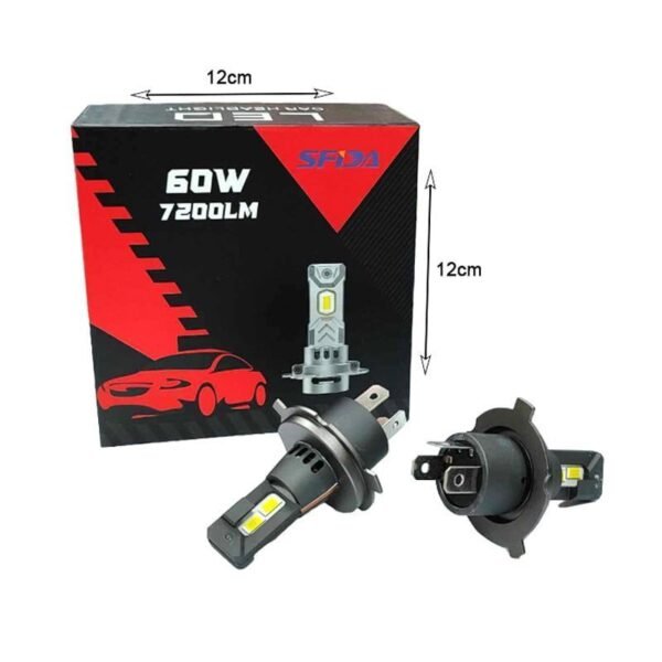 024043-1 SFIDA Φώτα αυτοκινήτου H4/HB2/9003 V19 60W 7200LM - LED Car Headlight
