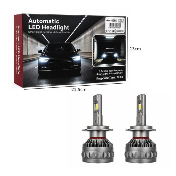 024073-1 Αυτόματες Λάμπες Αυτοκινήτου LED H7 – Automatic H7 LED Headlight Bulbs