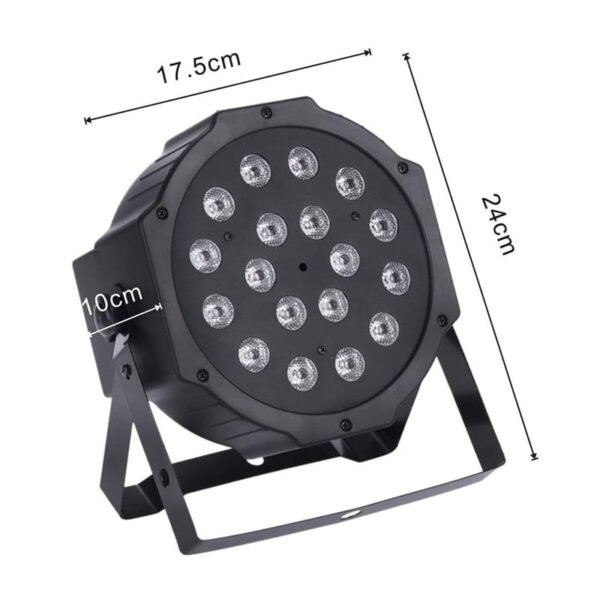 027085-2 Φωτορυθμικό 18 LED RGB - Επαγγελματικός προβολέας για πάρτι