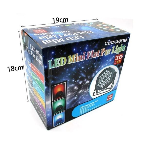 027086-4 Φωτορυθμικό 36 LED RGB - Επαγγελματικός φωτισμός για πάρτι