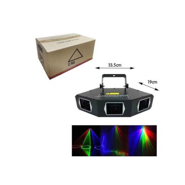 027093-5 Laser Show RGB 4 εξόδων για επαγγελματικό φωτισμό σκηνής
