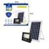 0274002-1 Ηλιακός προβολέας LED 50W με τηλεχειριστήριο IP66