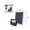 0274003-3 Ηλιακός προβολέας LED 100W με τηλεχειριστήριο