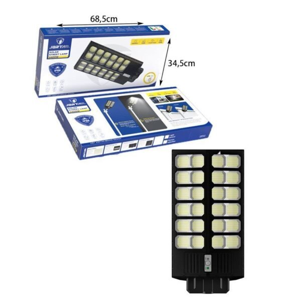 Ηλιακό φωτιστικό δρόμου 2400W με ανιχνευτή κίνησης