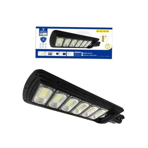 0274017 Jortan Led Αδιάβροχο Ηλιακό Φωτιστικό Δρόμου 300W με Ανιχνευτή Κίνησης Και Τηλεχειριστήριο IP66 6500K - Solar Street Lamp