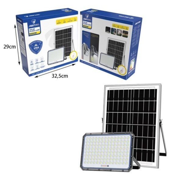 0274019-1 Ηλιακός προβολέας LED 3000W με τηλεχειριστήριο