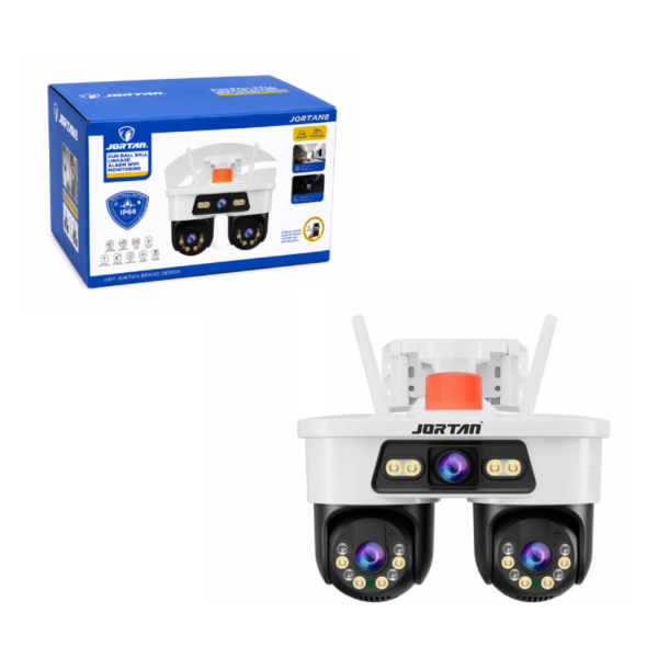 Jortan WiFi Κάμερα Ασφαλείας PTZ Διπλού Φακού IP66 με Full Color Νυχτερινή Όραση & Σειρήνα Συναγερμού JORTAN - WiFi Dual Lens PTZ Security Camera IP66 with Full Color Night Vision & Alarm Siren