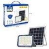 0274035-1 JORTAN Ηλιακός Προβολέας LED 500W με Φωτοβολταϊκό Πάνελ & Τηλεχειριστήριο IP66 - Solar LED Flood Light with Solar Panel