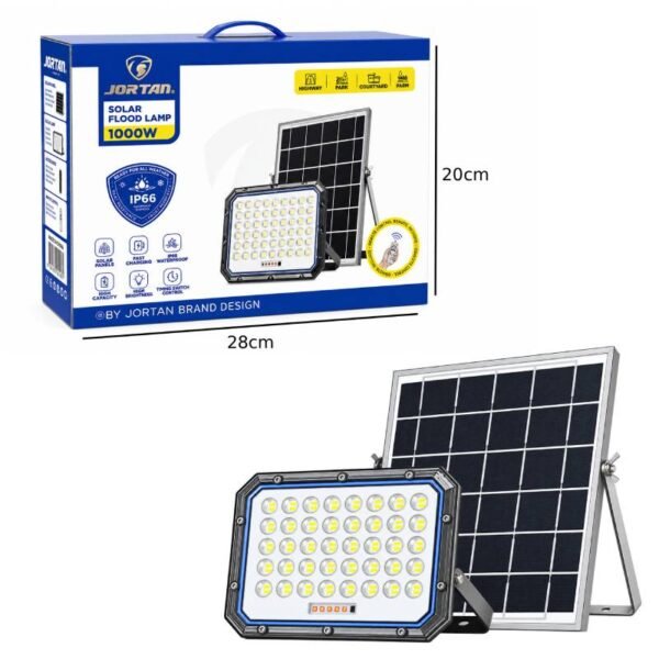0274036-1 Τηλεχειριστήριο & IP66 - Solar LED Flood Light with Solar Panel