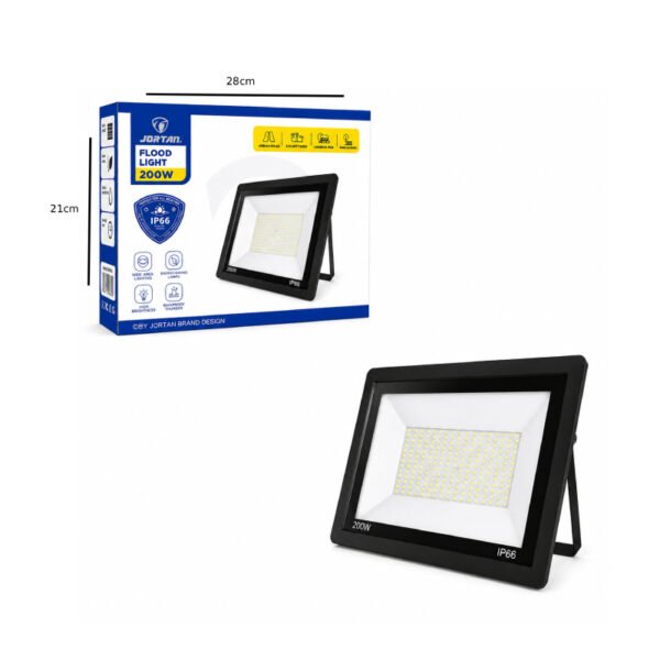 0274039-1 Jortan Προβολέας LED 200W Εξωτερικού Χώρου IP66 Αδιάβροχος - LED Flood Light